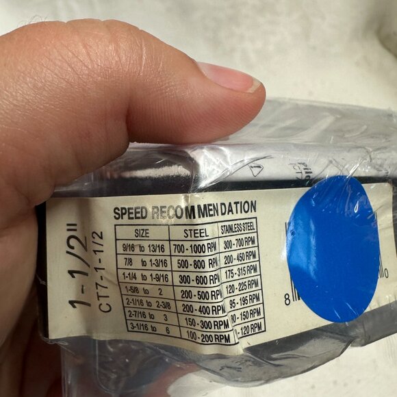 Champion Cutting Tool CT7-1-1/2 Inch Tungsten Carbide Tipped Hole Cutter New - Picture 5 of 6